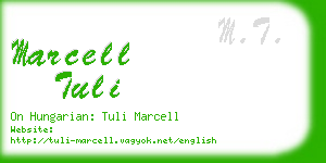 marcell tuli business card